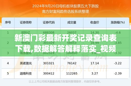 新澳六開彩開獎號碼記錄，探索與解析，新澳六開彩開獎號碼記錄解析探索